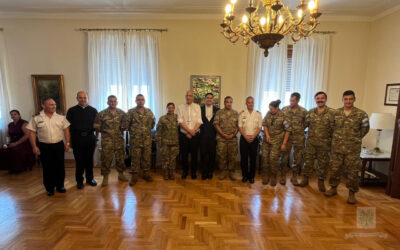 VATICANO | Mons. Olivera junto a integrantes de FTA 67 fueron recibidos en la Embajada Argentina ante la Santa Sede